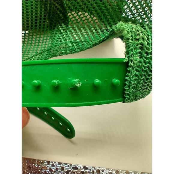 Vintage Sarge Trucking Snapback Hat Green Olive Mesh Trucker Cap Explosion Caps - Picture 7 of 10